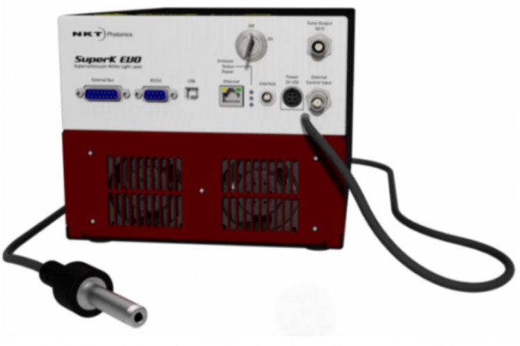 高出力スーパーコンティニューム光源 広帯域光源 EXW-6 レーザー装置
