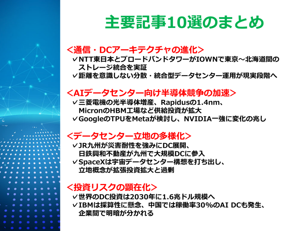 主要記事まとめ