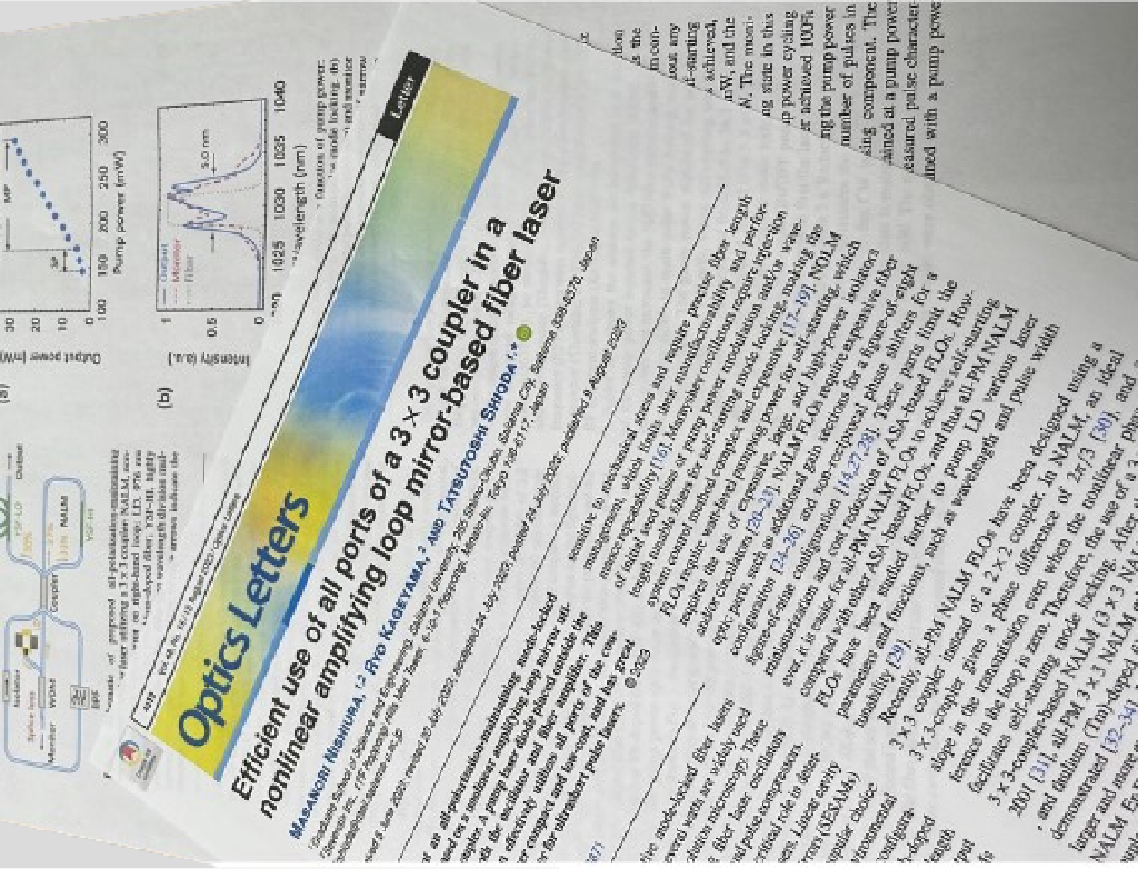 Our research report has been published in Optics Letters